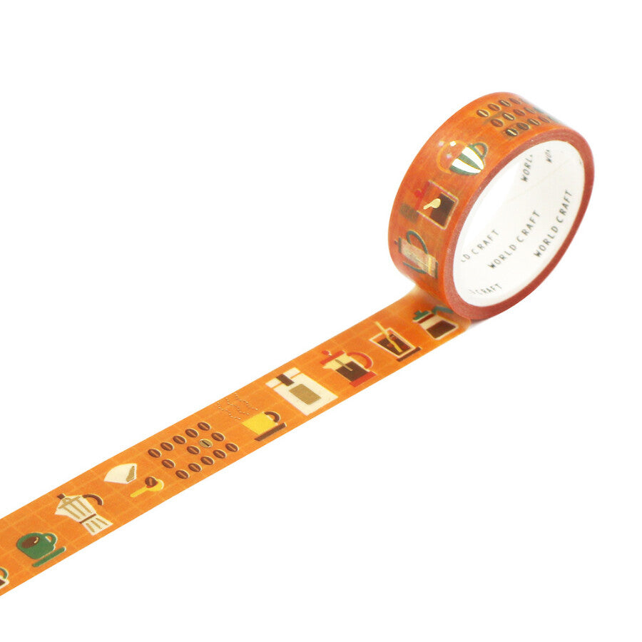 World Craft Washi Tape - With Coffee