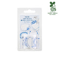 bande Writable Roll Stickers - Blue Flowers