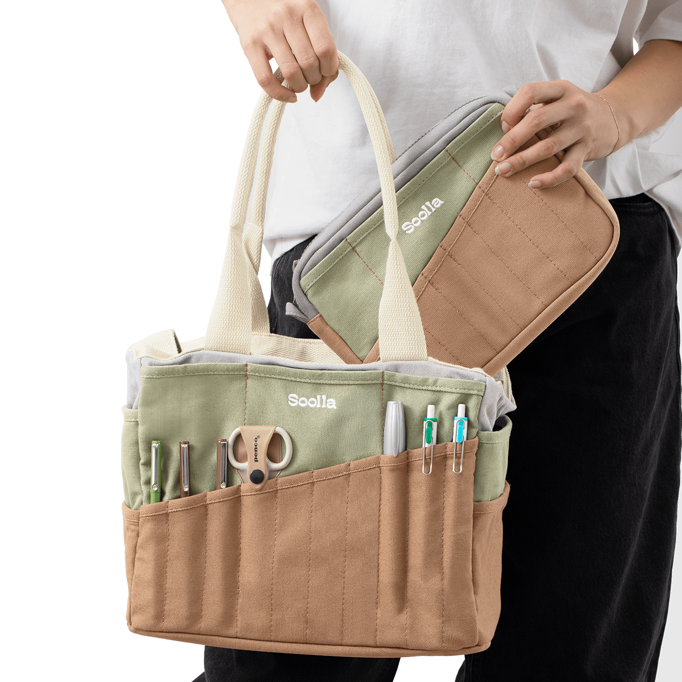 Soolla® Studio Pouch, Coffee Bean (Stationery Pouch)