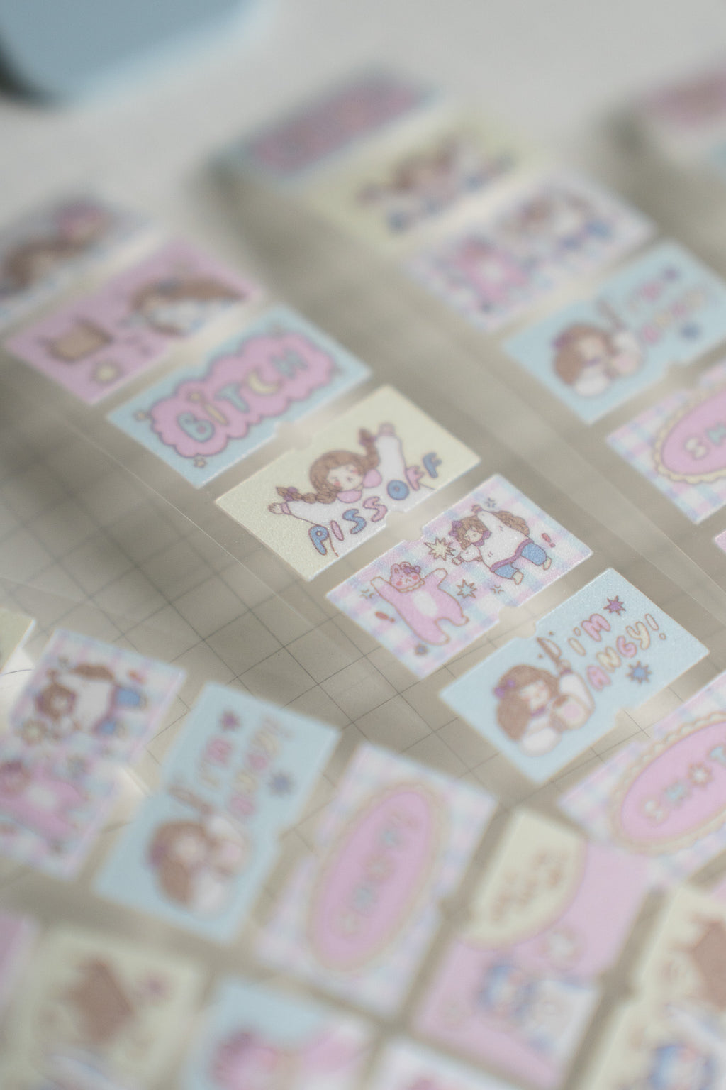 Angry Besties - Label Stickers