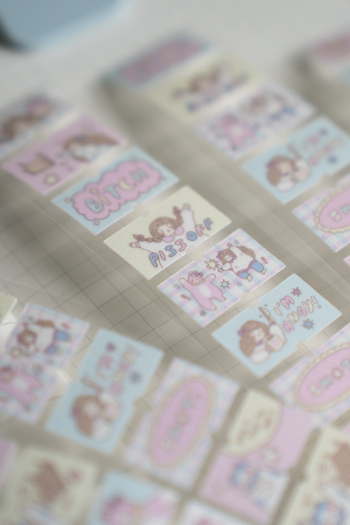 Angry Besties - Label Stickers