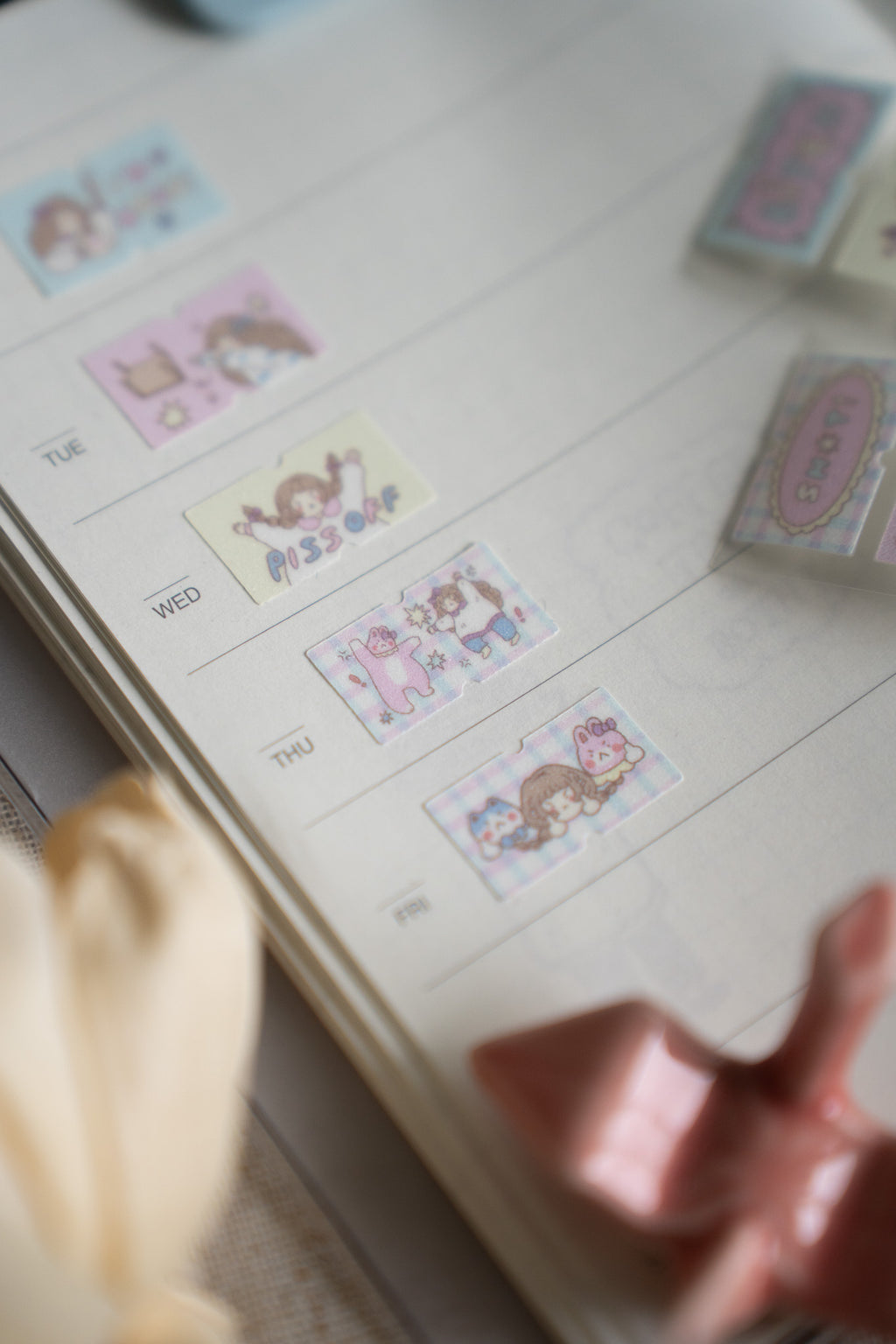 Angry Besties - Label Stickers