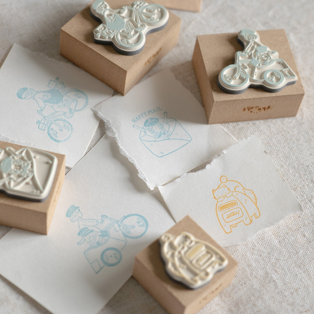 Cat & Mailbox - Stamp