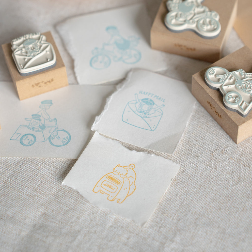 Cat & Mailbox - Stamp