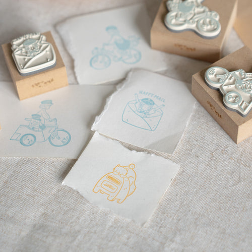 Cat & Mailbox - Stamp