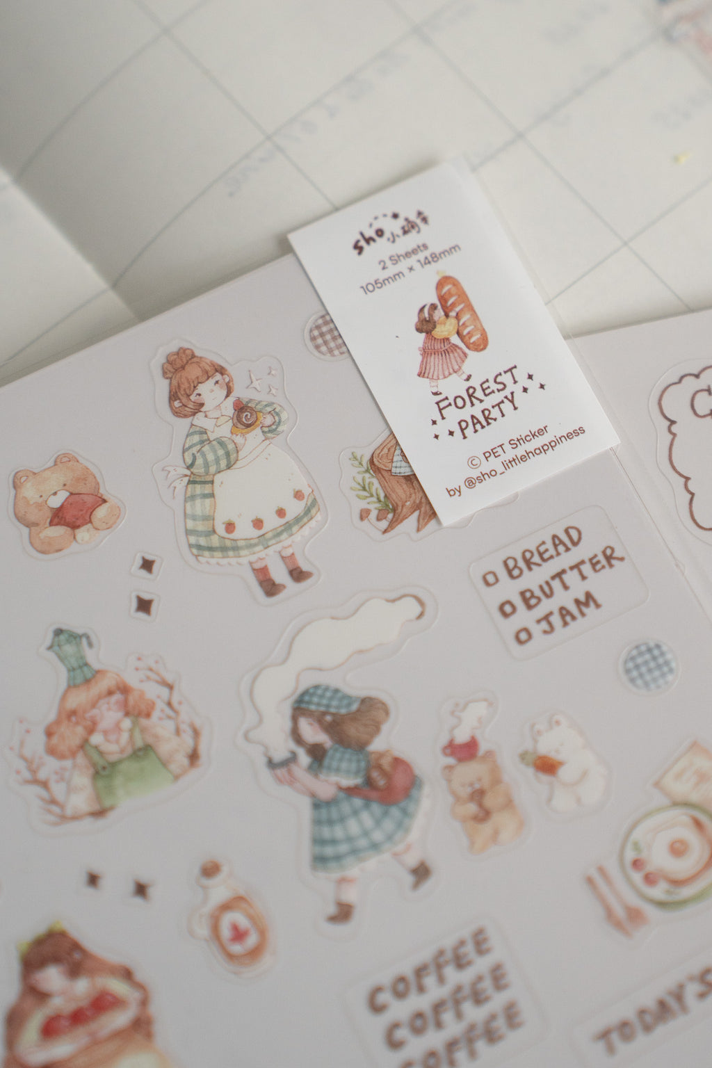 Forest Party - PET Stickers