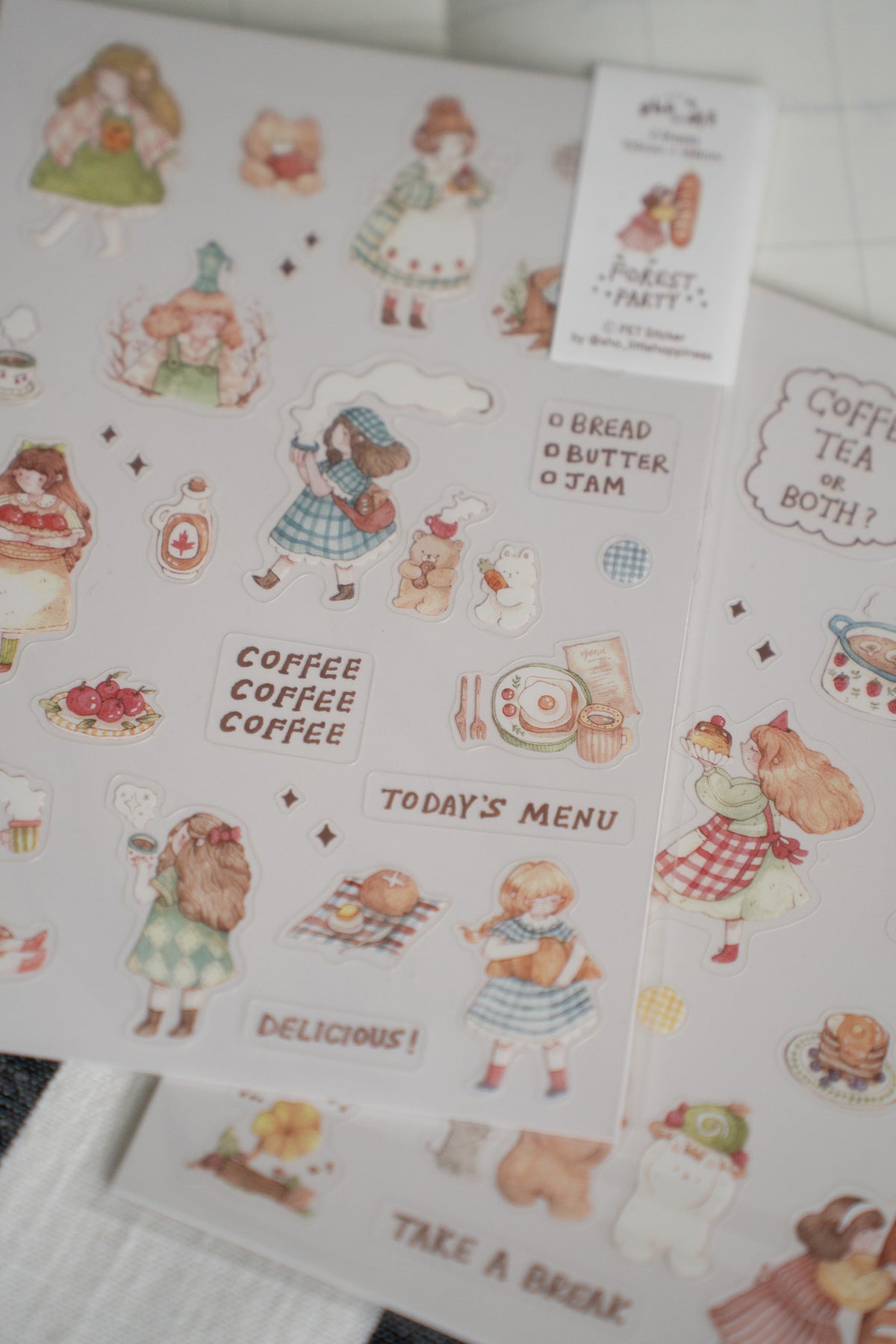 Forest Party - PET Stickers