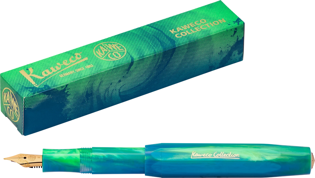KAWECO Collection Marble Ocean Fountain Pen