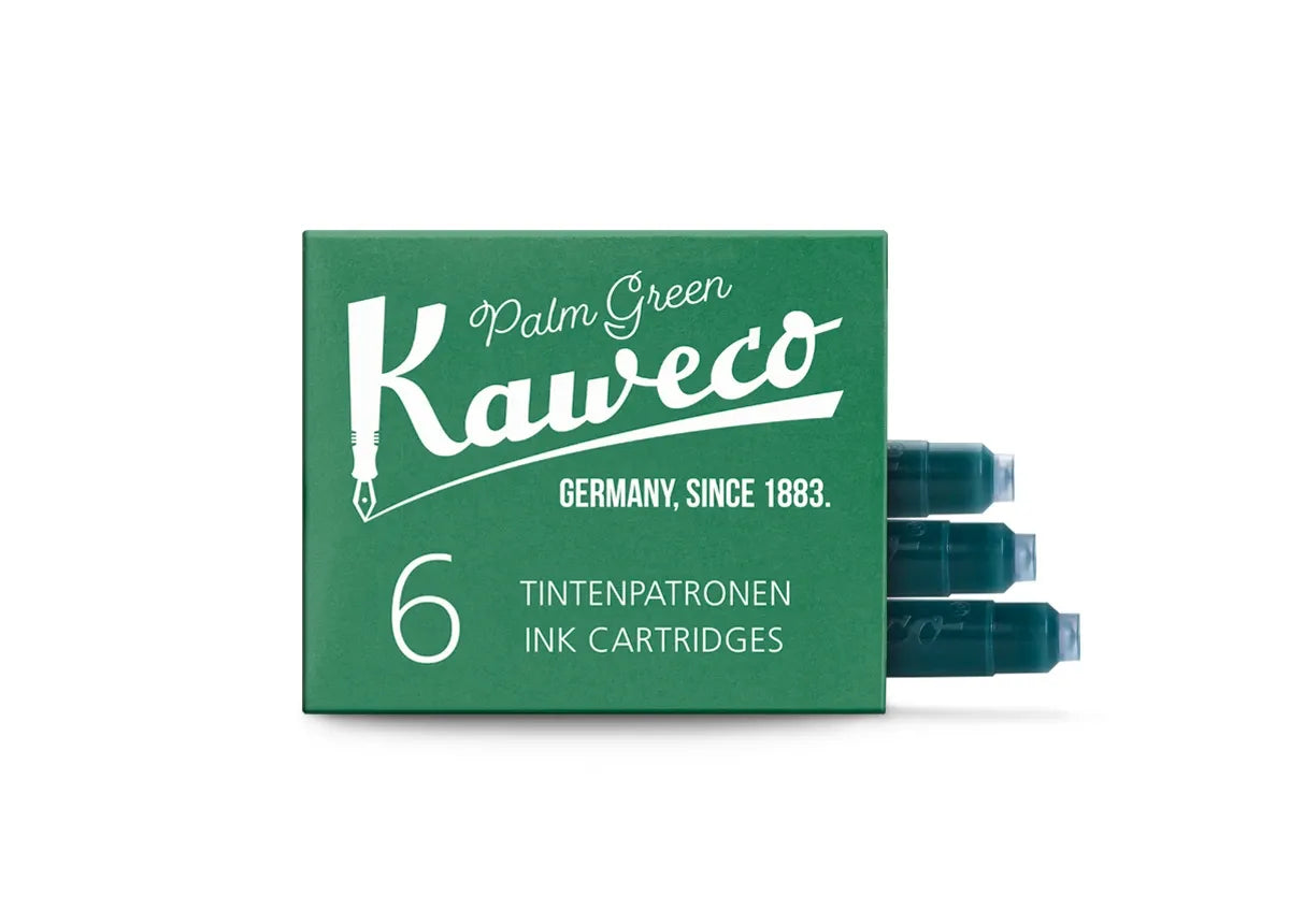 KAWECO Ink Cartridges Palm Green 6-Pack