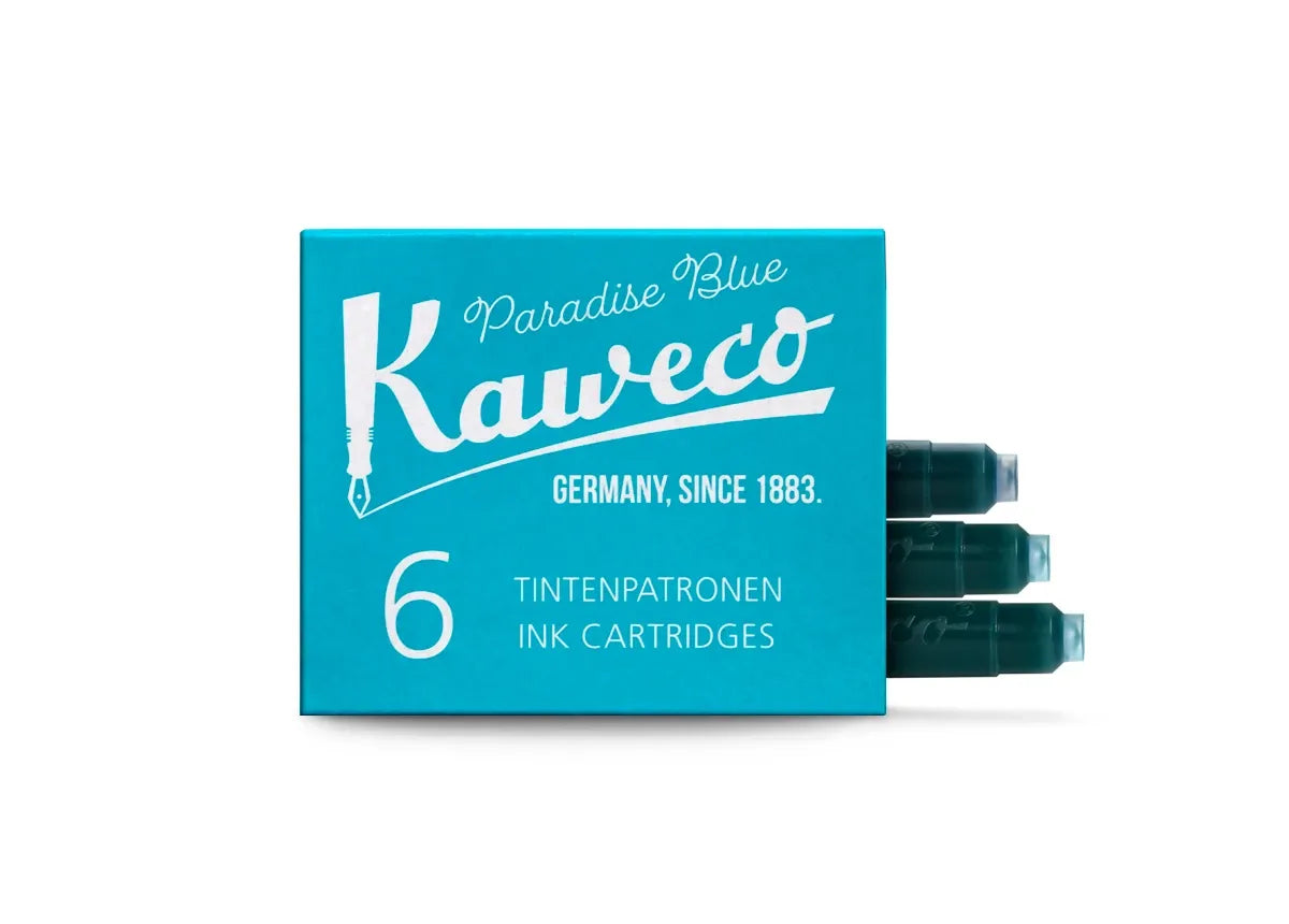 KAWECO Ink Cartridges Paradise Blue 6-Pack