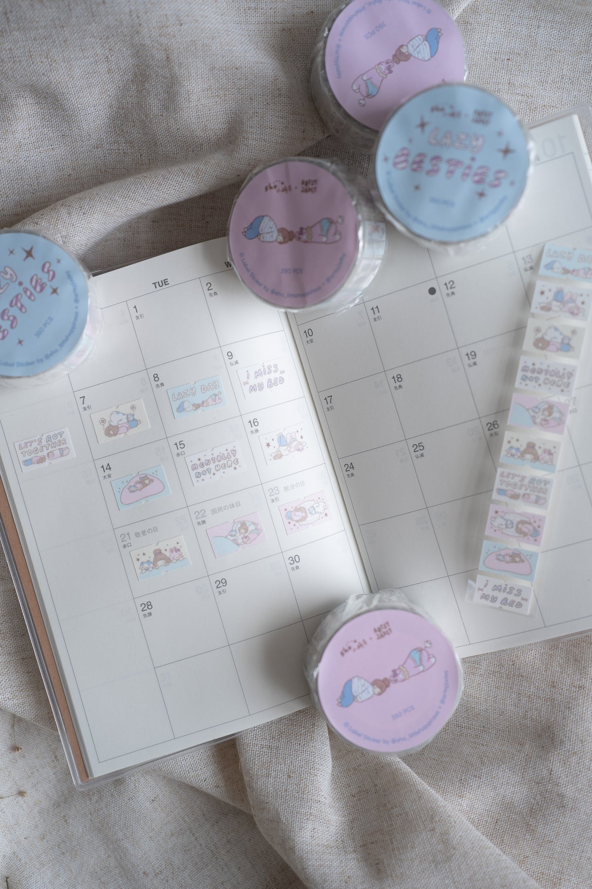Lazy Besties - Label Stickers