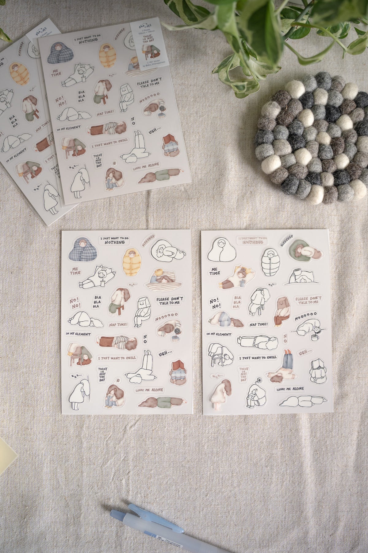 Today is Not The Day - PET Stickers
