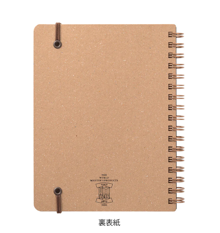 Midori Notebook Grain Paper B6 - Green