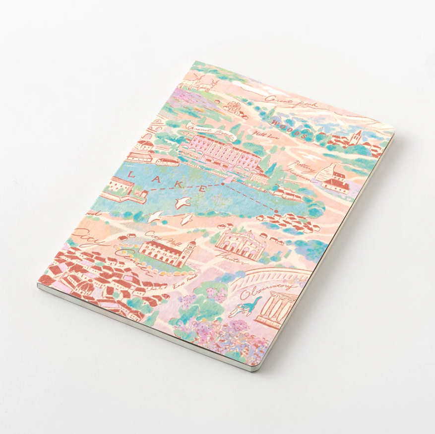 Midori Yuru Log Notebook - Lay flat - Voyage