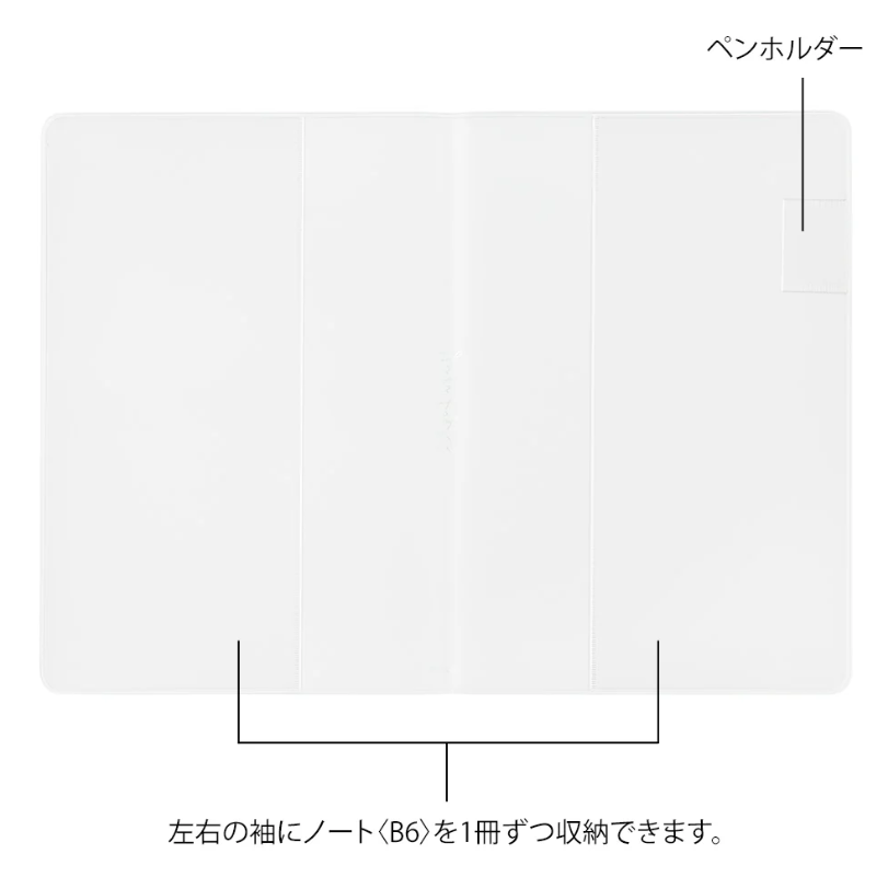 Midori Yuru Notebook Clear Cover