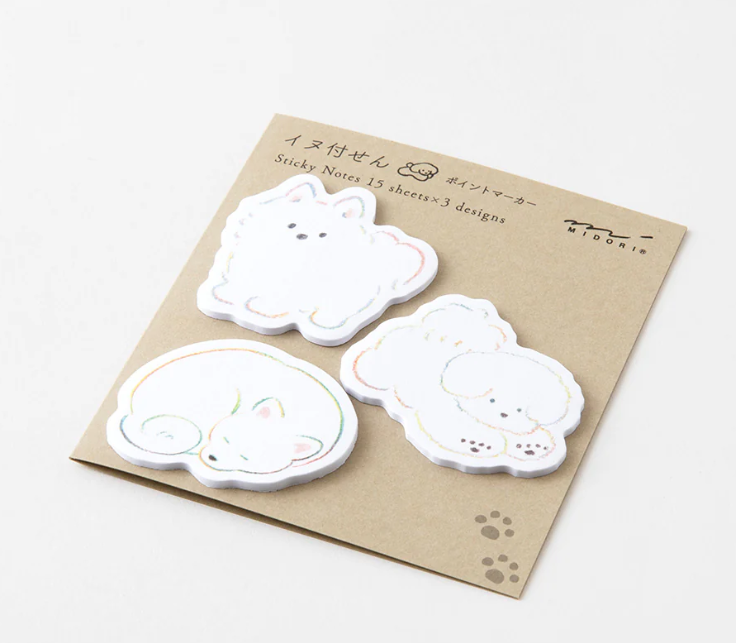 Midori Dogs Sticky Notes