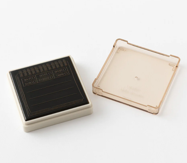 Midori Pre-inked Brown Memo Stamp