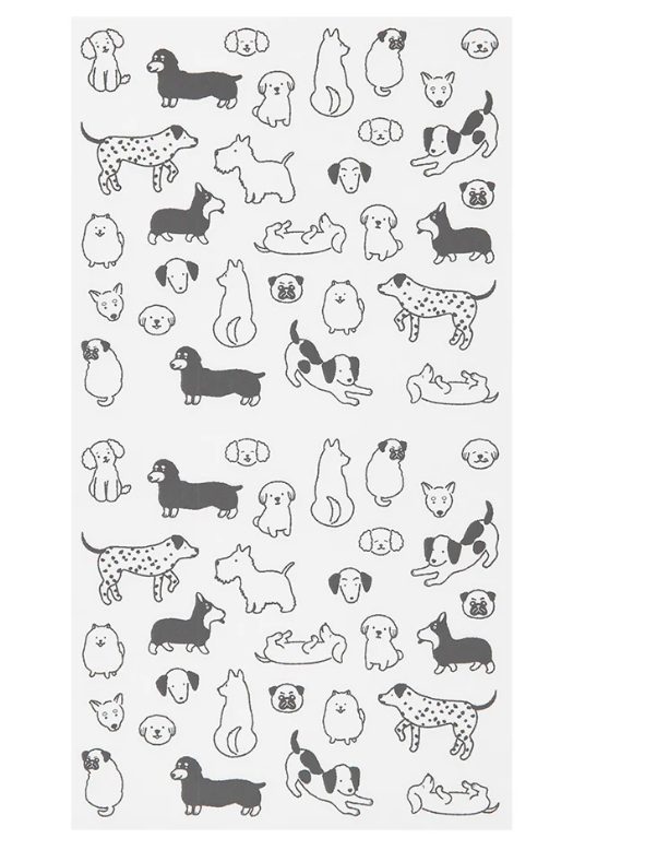 Repositionable Stickers Dog