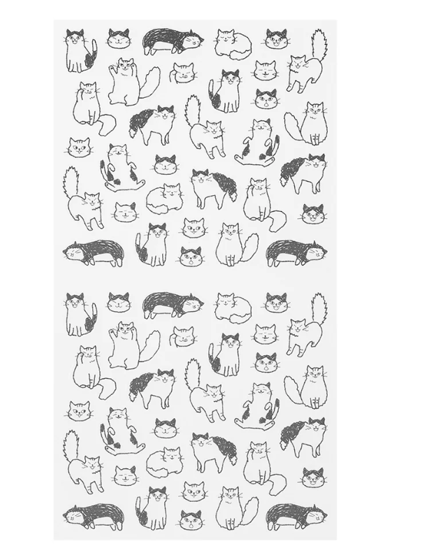 Repositionable stickers Cat