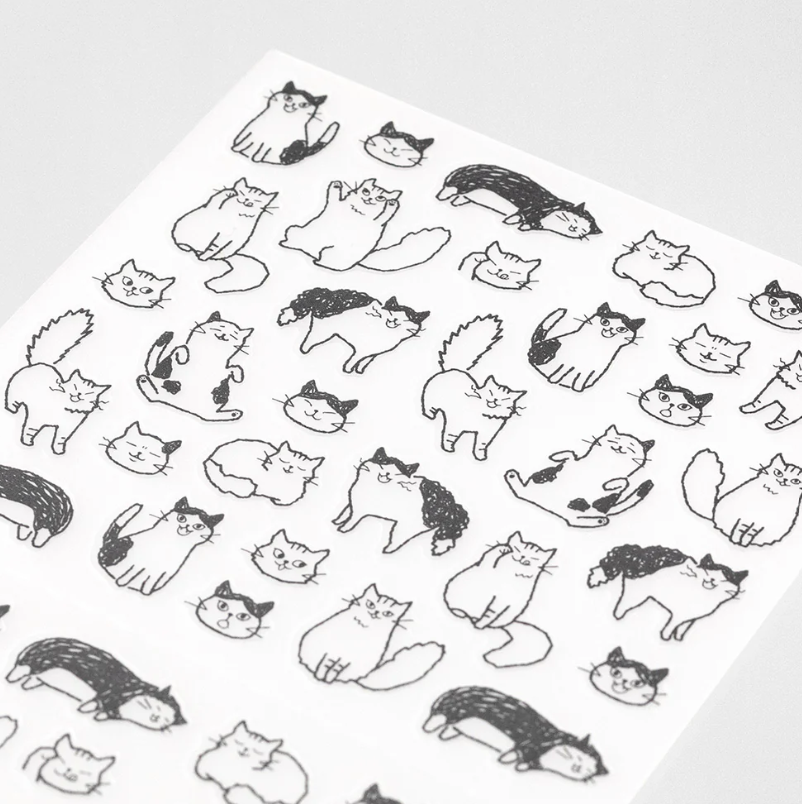 Repositionable stickers Cat