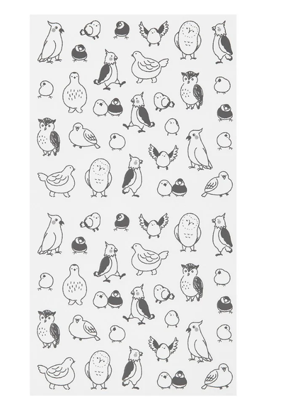 Repositionable stickers Birds