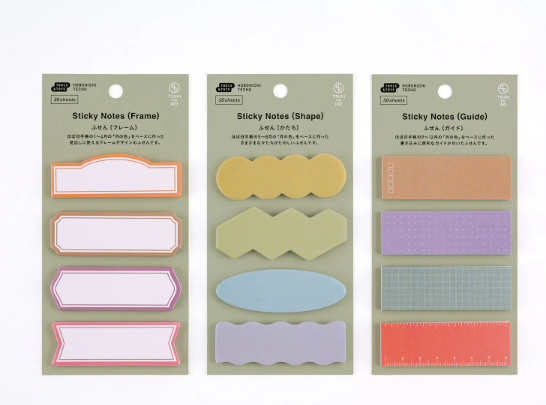 [PRE-ORDER] Hobonichi TSUKI no IRO - Sticky Notes