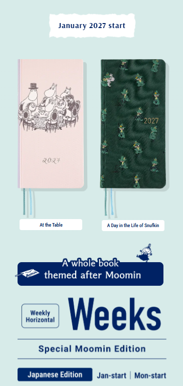 [PRE-ORDER] Hobonichi Moomin Weeks