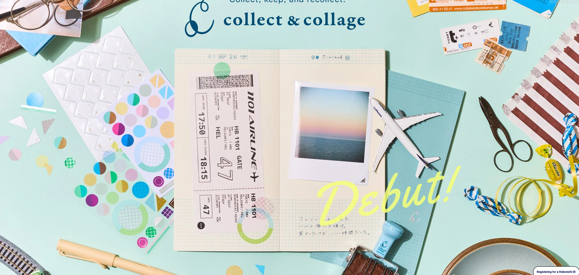 [PRE-ORDER] Hobonichi collect & collage
