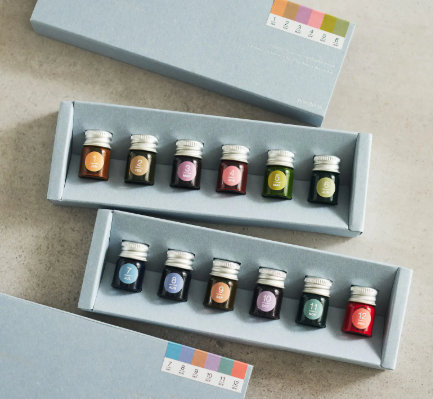 [PRE-ORDER] Hobonichi TSUKI no IRO - Mini Ink Bottle Set
