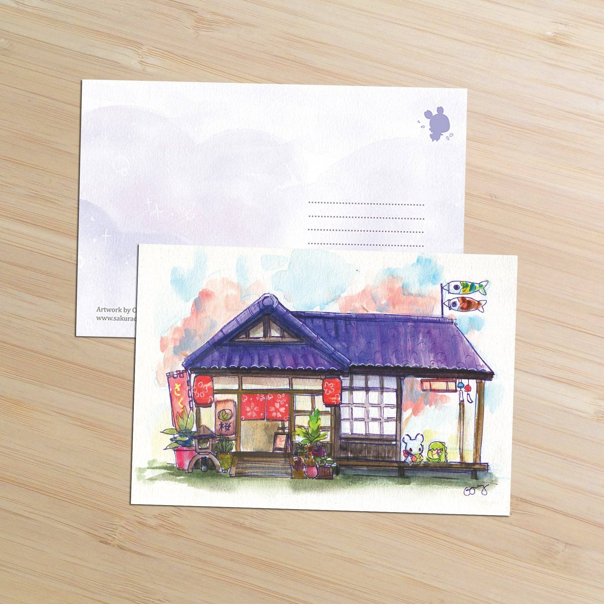 Mochi Shop Postcard