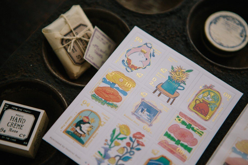 OURS Journal - Bedtime Story - Stamp Sticker