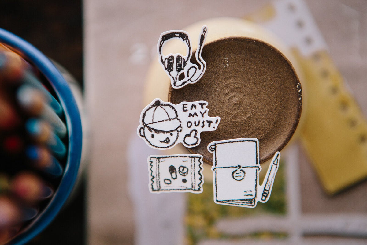 OURS Journal - Daydream - Urban Boy - Sticker Pack