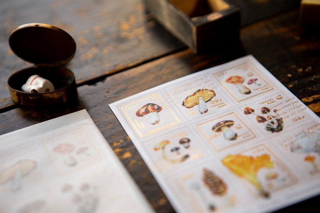 OURS Journal - Mushroom Recipe - Stamp Sticker