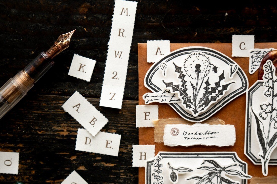 OURS Journal - Letters (No Frame) Letterpress Book