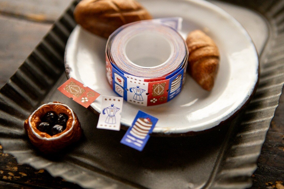 OURS Journal - Honey and Milk Tea - Label Sticker Roll