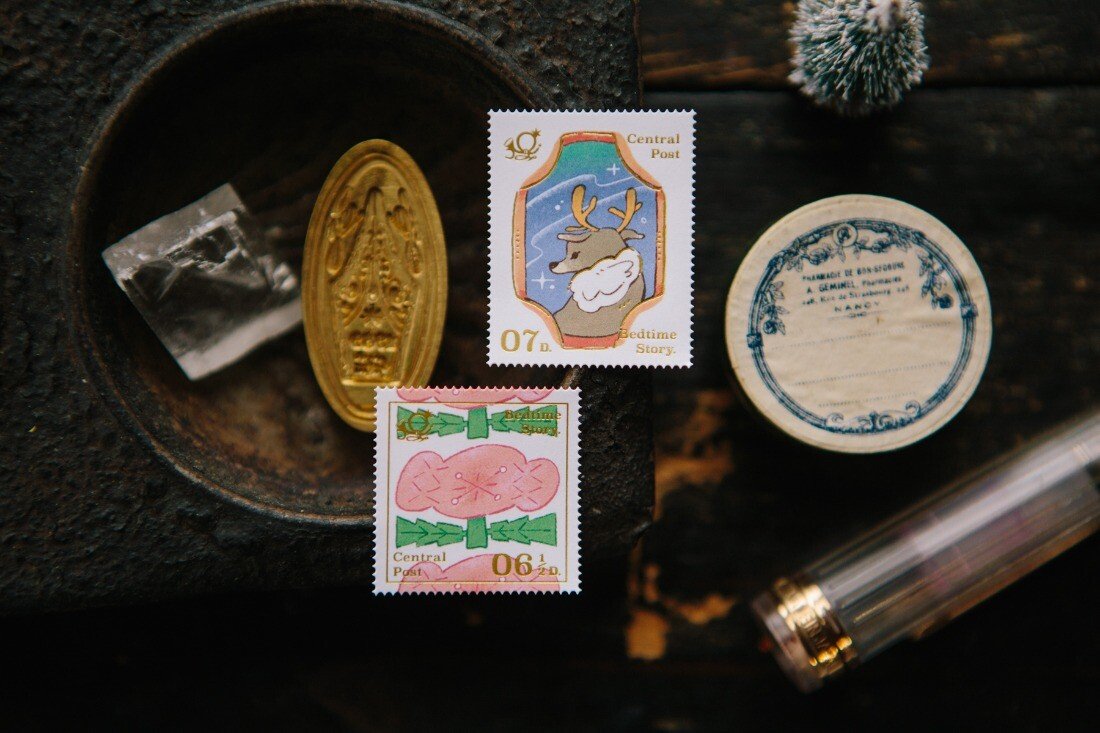 OURS Journal - Bedtime Story - Stamp Sticker