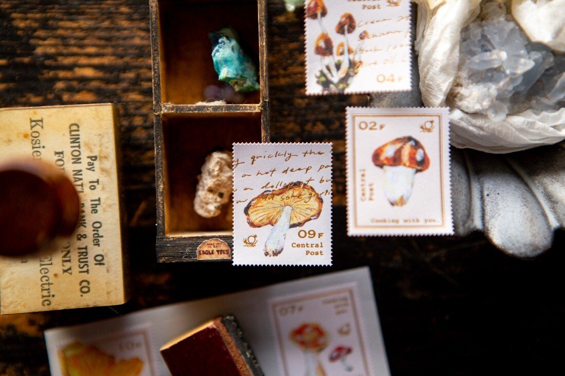 OURS Journal - Mushroom Recipe - Stamp Sticker