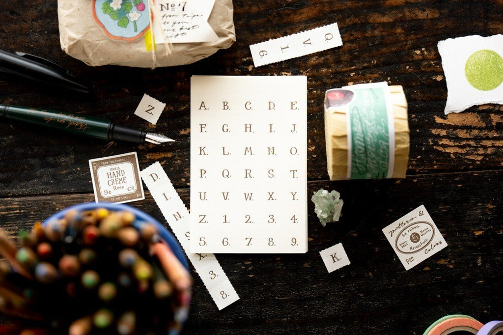 OURS Journal - Letters (No Frame) Letterpress Book