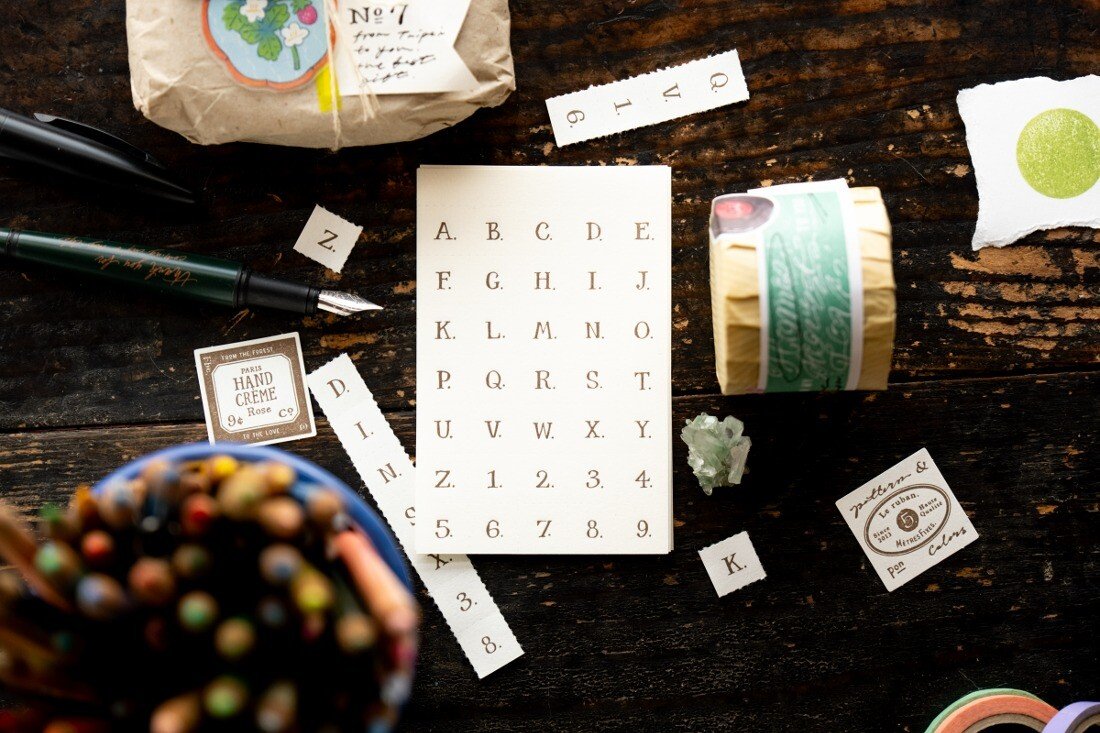 OURS Journal - Letters (No Frame) Letterpress Book