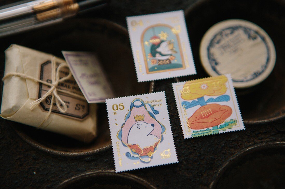 OURS Journal - Bedtime Story - Stamp Sticker