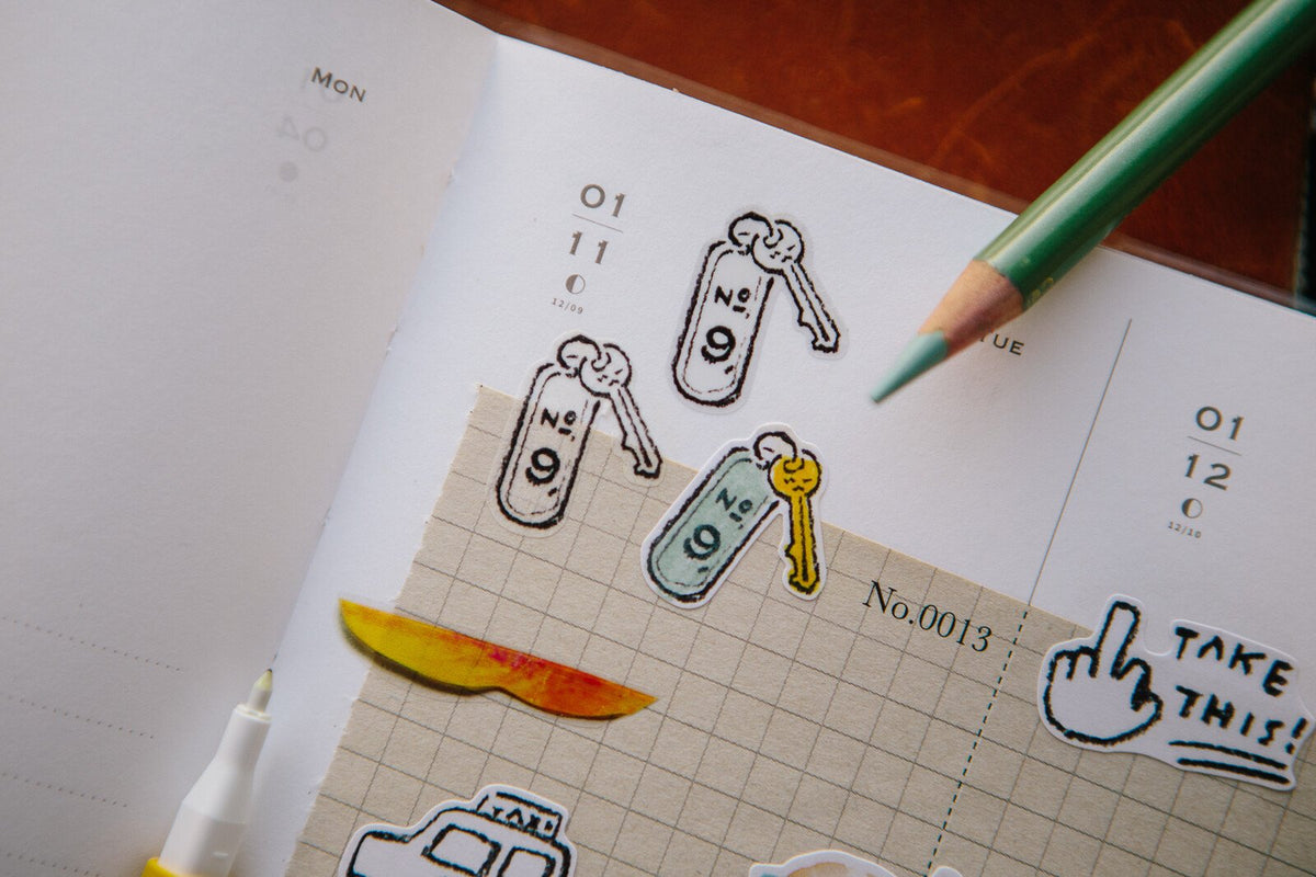 OURS Journal - Daydream - Urban Boy - Sticker Pack