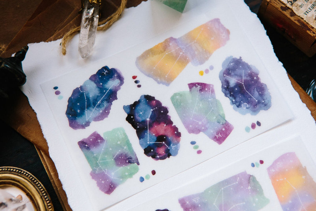 OURS Journal - Zodiacs- Transfer Sticker