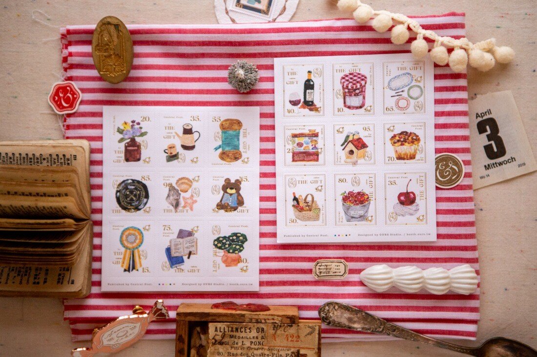 OURS Journal - The Gift Stamp - Sticker