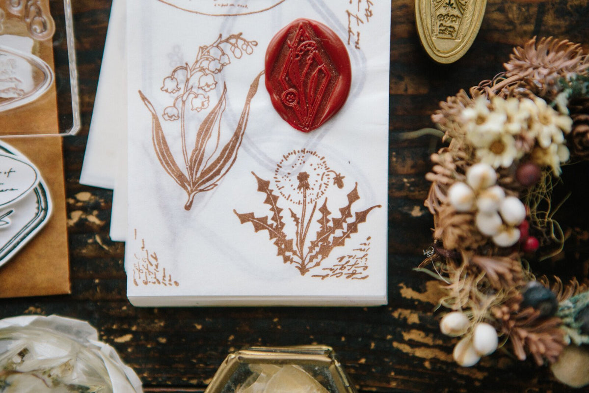 OURS Journal - de Fleur - Clear Stamp Sheet