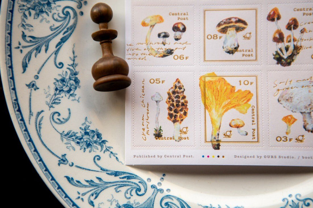 OURS Journal - Mushroom Recipe - Stamp Sticker