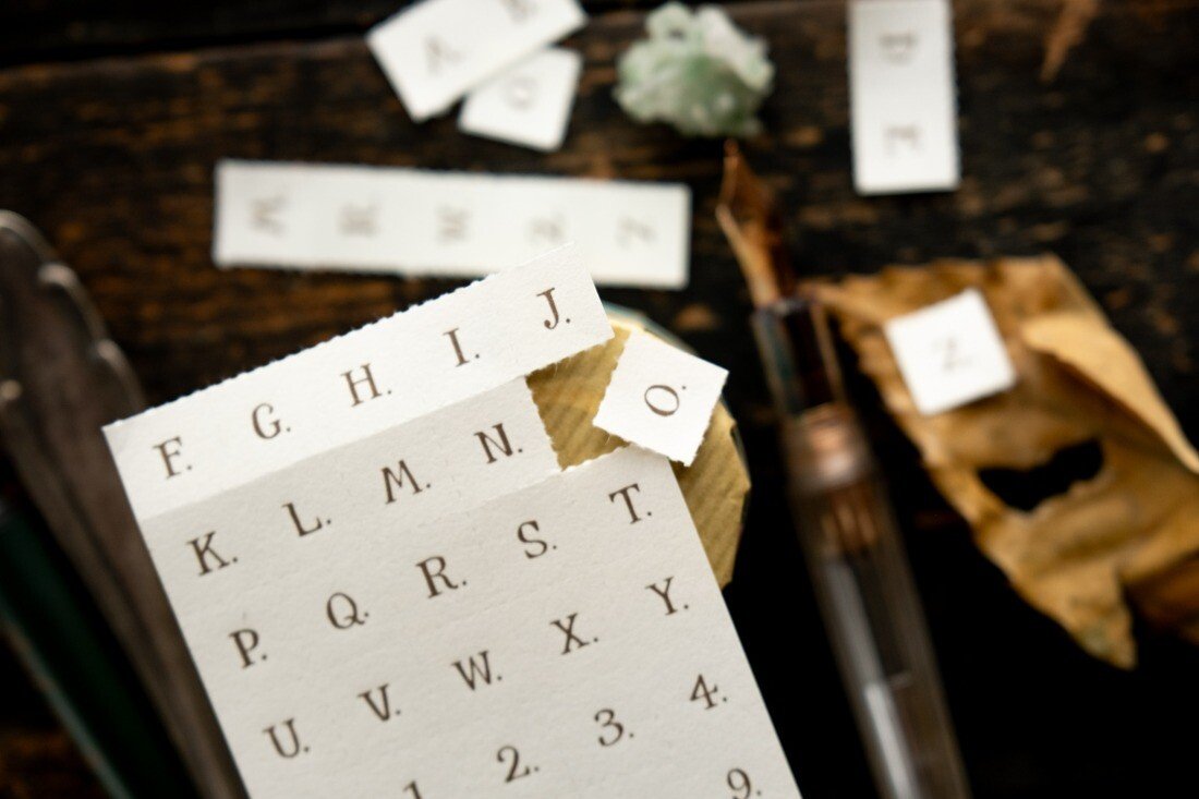 OURS Journal - Letters (No Frame) Letterpress Book