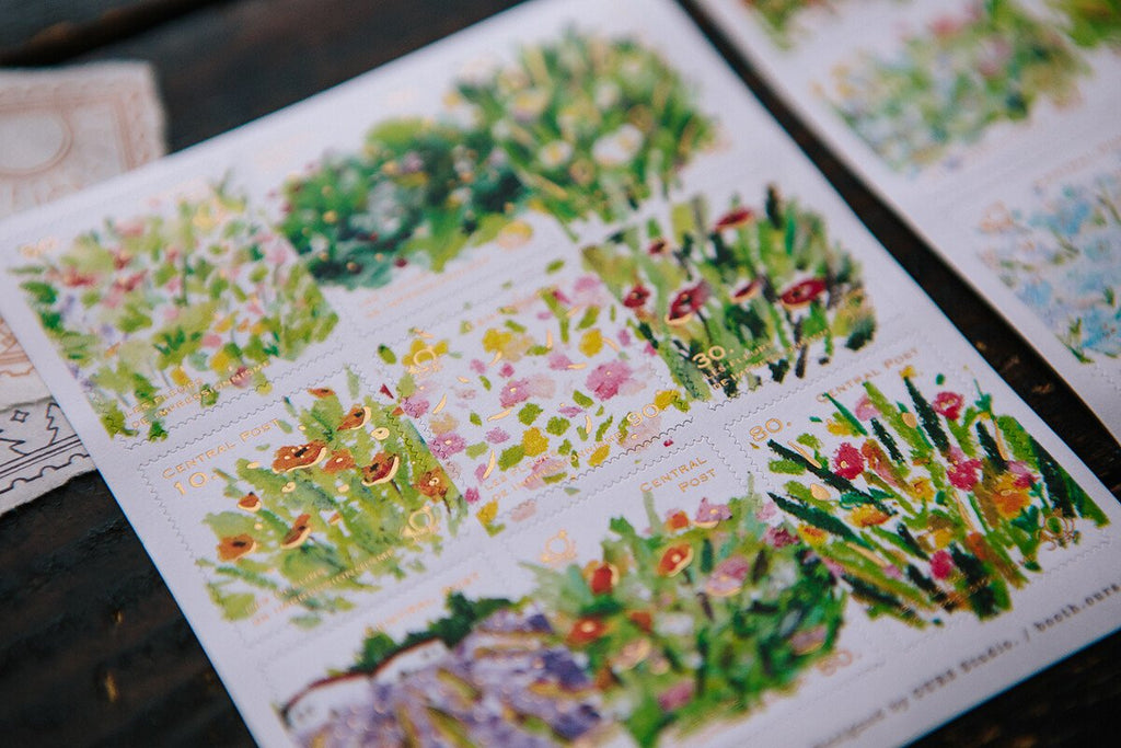 OURS Journal - Bright Bloom - Stamp Sticker