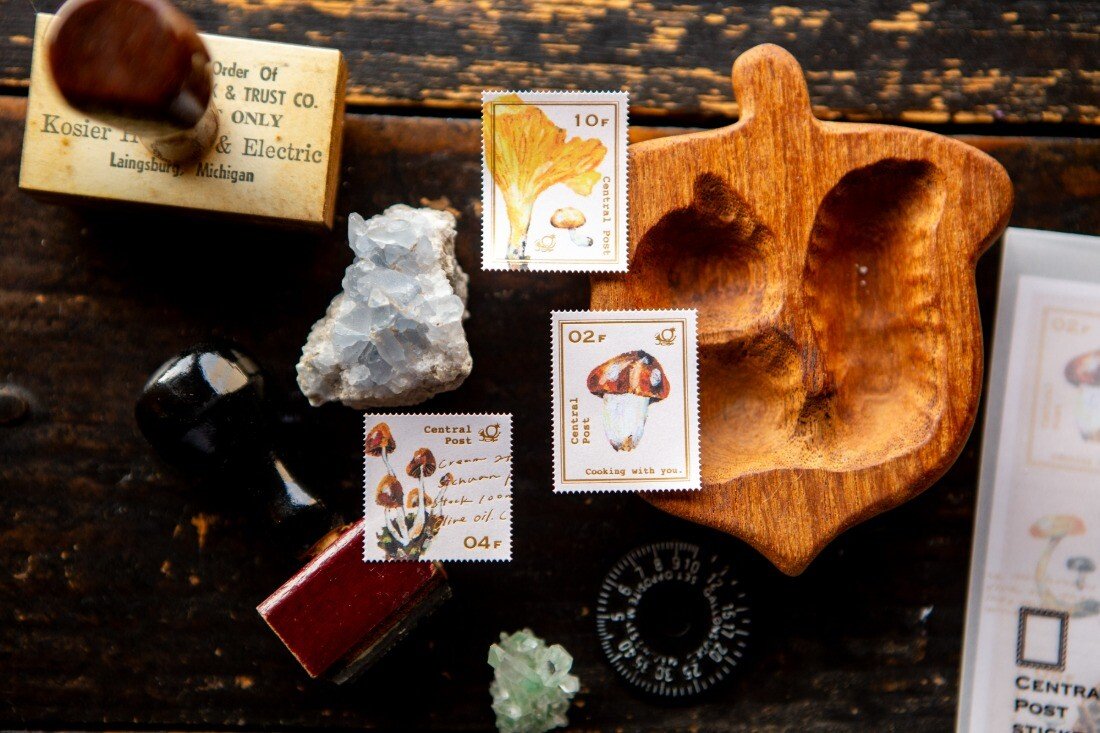 OURS Journal - Mushroom Recipe - Stamp Sticker