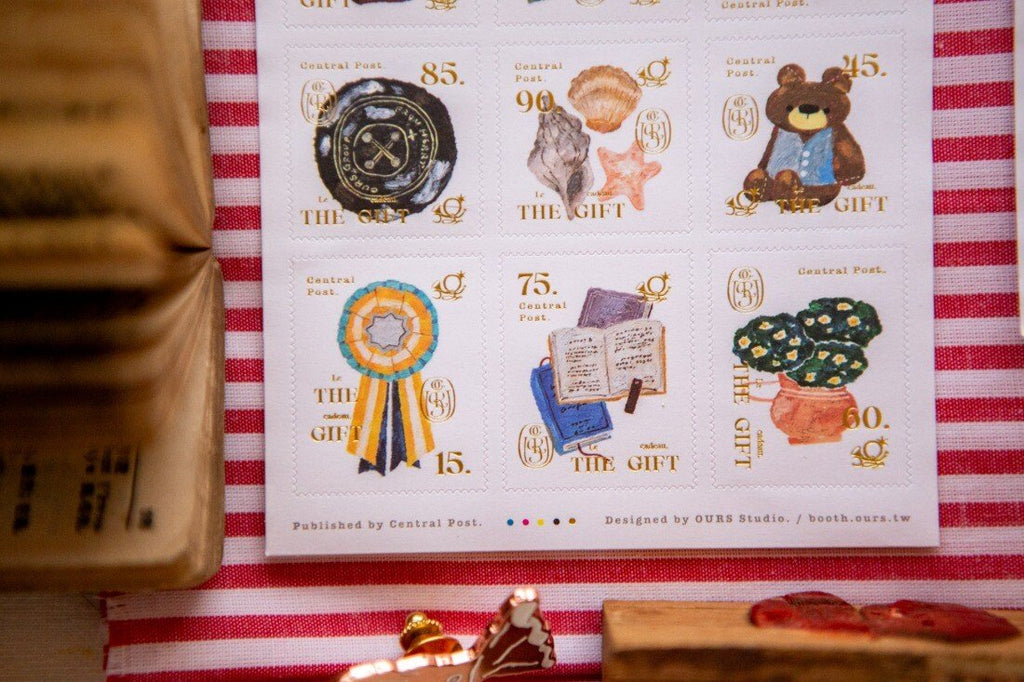 OURS Journal - The Gift Stamp - Sticker
