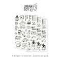 OURS Journal - Daydream - Urban Boy - Sticker Pack